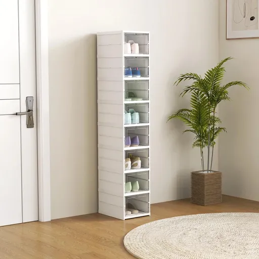 HOMCOM 8patrový skládací botník