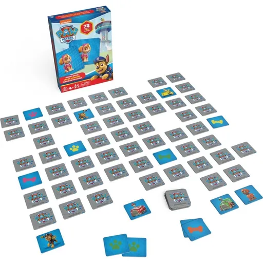 Spin Master games Tlapková Patrola Pexeso 72 Karet