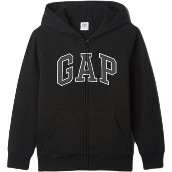 GAP V-OC COZY LOGO Chlapecká mikina, černá, velikost