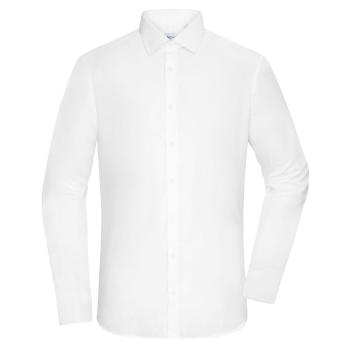 James & Nicholson (Daiber) Pánská košile s dlouhým rukávem JN1372 - Bílá | 3XL