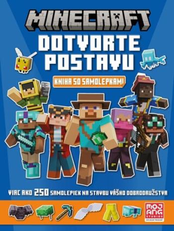 Minecraft - Dotvorte postavu - Kniha so samolepkami