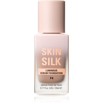 Makeup Revolution Skin Silk Serum Foundation lehký make-up s rozjasňujícím účinkem odstín F4 23 ml