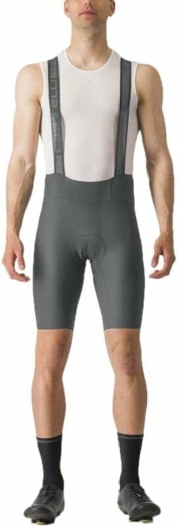 Castelli Espresso Bibshort Gunmetal Gray XL Cyklo-kalhoty