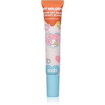 Hello Kitty Creamy Blush tekutá tvářenka 002 Be Brave 17 ml