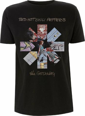 Red Hot Chili Peppers Tričko Getaway Album Asterisk Unisex Black S