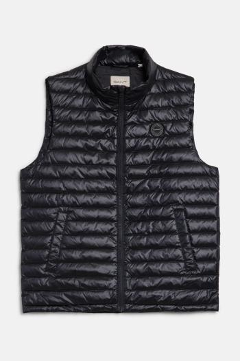 VESTA GANT SHINY LIGHT PADDED DOWN VEST BLACK