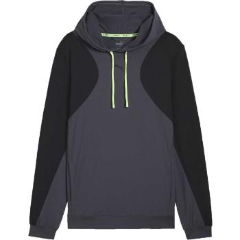 Puma CLOUDSPUN HOODIE Pánská sportovní mikina, tmavě šedá, velikost