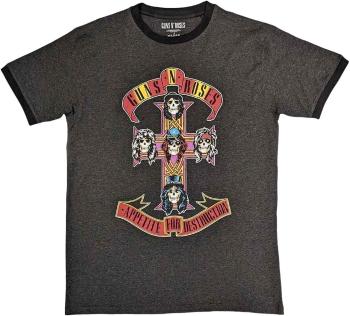 Guns N' Roses Tričko Appetite for Destruction Unisex Charcoal Grey S