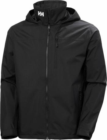 Helly Hansen Bunda Men's Crew Hooded Sailing Jacket 2.0 Black L