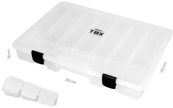 Horgász doboz Delphin TBX One 350-8P Clip doboz