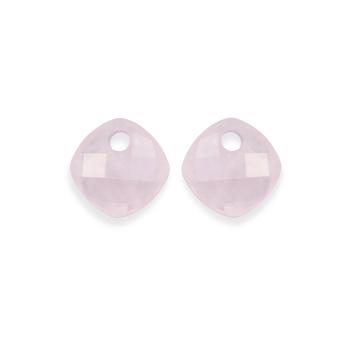 Sparkling Jewels Přívěsky na náušnice z růžového křemene EAGEM13-CC