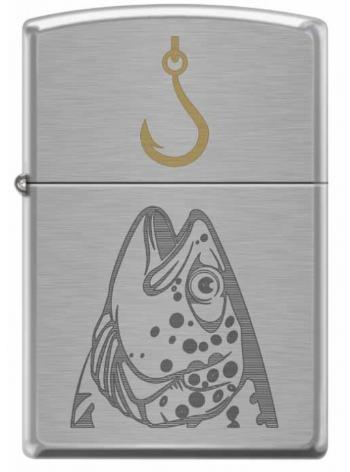 Zippo benzínový zapalovač fish hook design