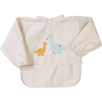 Saro Baby Waterproof Bib with Sleeves bryndák Sand 1 ks