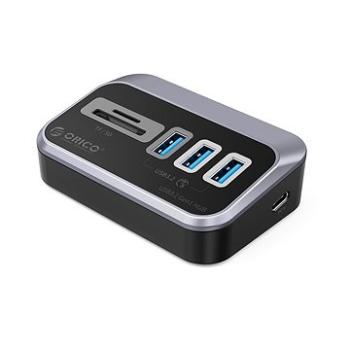 ORICO M3U3-3TS 3-Port HUB With CARD READER, černý (ORICO-M3U3-3TS-05-BK-BP)