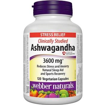 Webber naturals  Ashwagandha 3600 mg 120 cps (12009)