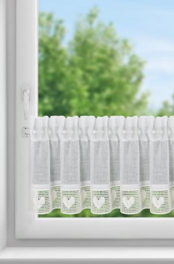 ArtFir Krátka záclona GAJA P | krémová 150 x 30 cm