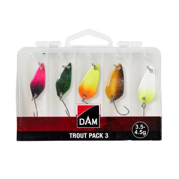 DAM Sada nástrah Trout Pack - 3cm 3,5 - 4,5g