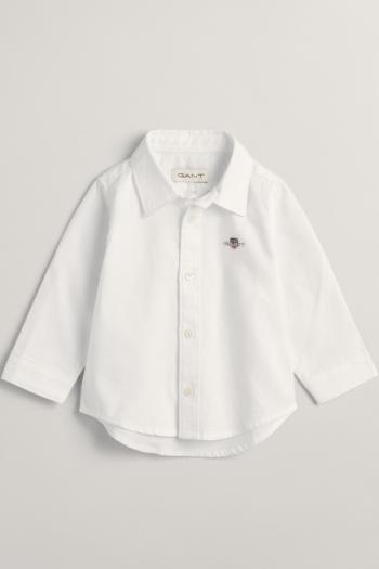 KOŠILE GANT SHIELD OXFORD SHIRT WHITE