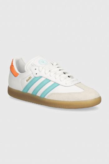 Kožené sneakers boty adidas Performance Samba bílá barva, IH8160