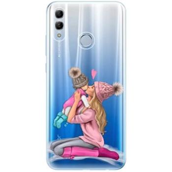 iSaprio Kissing Mom - Blond and Girl pro Honor 10 Lite (kmblogirl-TPU-Hon10lite)