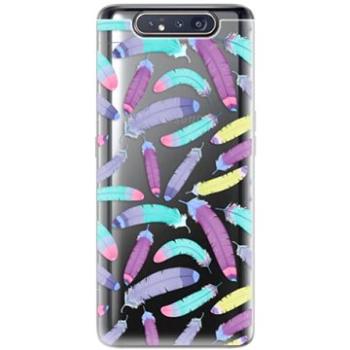 iSaprio Feather Pattern 01 pro Samsung Galaxy A80 (featpatt01-TPU2_GalA80)