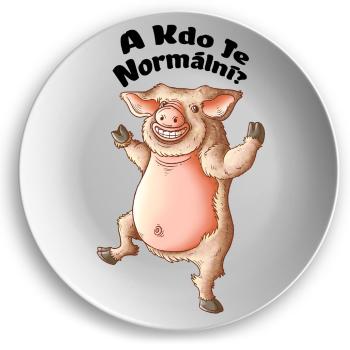 Talíř Kdo je normální – prase