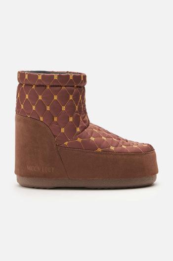 Sněhule Moon Boot Icon Low Nolace Quilted hnědá barva, 14094800.002