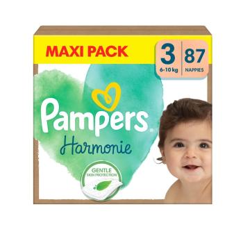 Pampers Harmonie Maxi Pack vel. 3 6–10 kg dětské pleny 87 ks