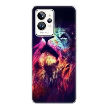 Odolné silikonové pouzdro iSaprio - Lion in Colors - Realme GT 2 Pro