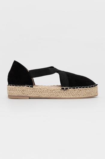 Espadrilky Answear Lab Day-vine černá barva, na platformě