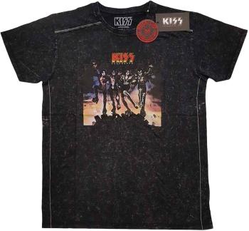 Kiss Tričko Destroyer (Wash Collection) Unisex Black L