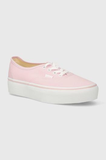 Tenisky Vans Authentic Platform 2.0 dámské, růžová barva, VN0A3AV8V1C1