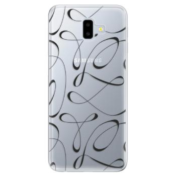 Odolné silikonové pouzdro iSaprio - Fancy - black - Samsung Galaxy J6+