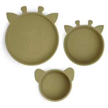 nuuroo Sada nádobí Benni set of 3 Olive Green