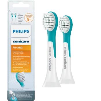 Philips Sonicare for Kids Mini HX6032/33 Kompaktní velikost hlavice sonického kartáčku pro děti od 3 let, 2 ks