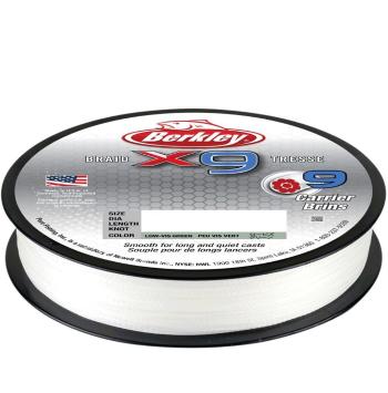 Berkley splétaná šňůra x9 crystal 150 m-průměr 0,25 mm / nosnost 27 kg