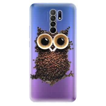 Odolné silikonové pouzdro iSaprio - Owl And Coffee - Xiaomi Redmi 9