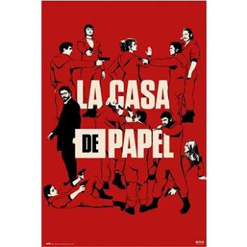 La Casa De Papel - Papírový dům - All Characters   - plakát (8435497257330)