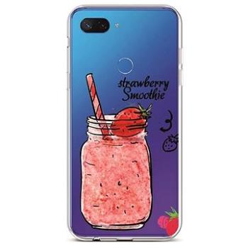 TopQ Xiaomi Mi 8 Lite silikon Strawberry Smoothie 36384 (Sun-36384)