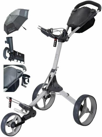 Big Max IQ² Deluxe SET Grey/Charcoal Manuální golfové vozíky