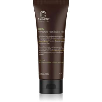 Canneff Green CBD Lifting Peptide Face Mask liftingová a zpevňující maska s peptidy 70 ml