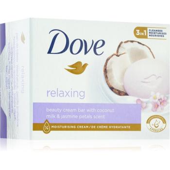 Dove Relaxing čisticí tuhé mýdlo Coconut milk & Jasmine petals 90 g