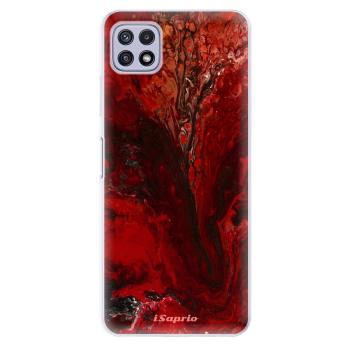 Odolné silikonové pouzdro iSaprio - RedMarble 17 - Samsung Galaxy A22 5G