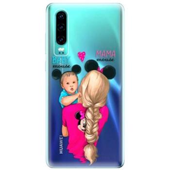 iSaprio Mama Mouse Blonde and Boy pro Huawei P30 (mmbloboy-TPU-HonP30)