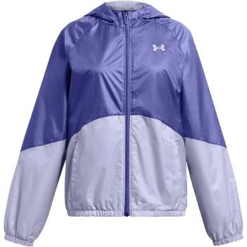 Under Armour SPORT WINDBREAKER Dívčí bunda, fialová, velikost