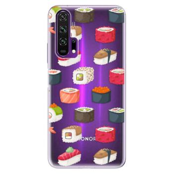 Odolné silikonové pouzdro iSaprio - Sushi Pattern - Honor 20 Pro