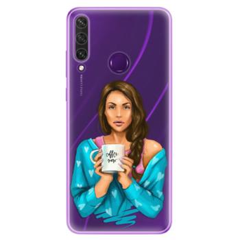 Odolné silikonové pouzdro iSaprio - Coffe Now - Brunette - Huawei Y6p