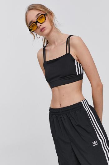 Top adidas Originals H37791 dámský, černá barva, H37791-BLACK