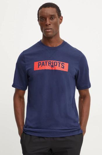 Tréninkové tričko Nike New England Patriots tmavomodrá barva, s potiskem, 02FF-41S-8K-B73