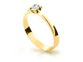 Cutie Jewellery Zásnubní prsten ze žlutého zlata se zirkonem Z6899-1905-10-X-1 52 mm